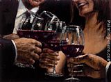 Fabian Perez Famous Paintings - Study for a Better Life v